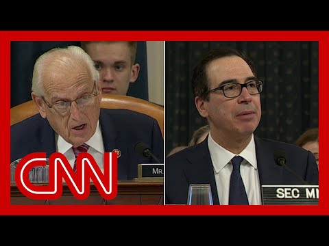Trump's taxes spark fiery confrontation between Steve Mnuchin and House Democrat