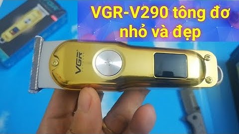 VGR -V290 Hair Trimmer 2021 ( Máy tông đơ Mini nhỏ gọn mà MẠNH KINH KHỦNG )