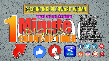 1 Minute Digital Count up Timer 1