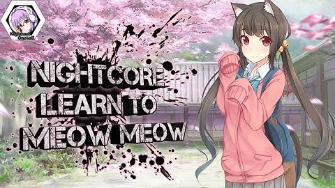 Nightcore ~ Raon lee »Learn to meow«