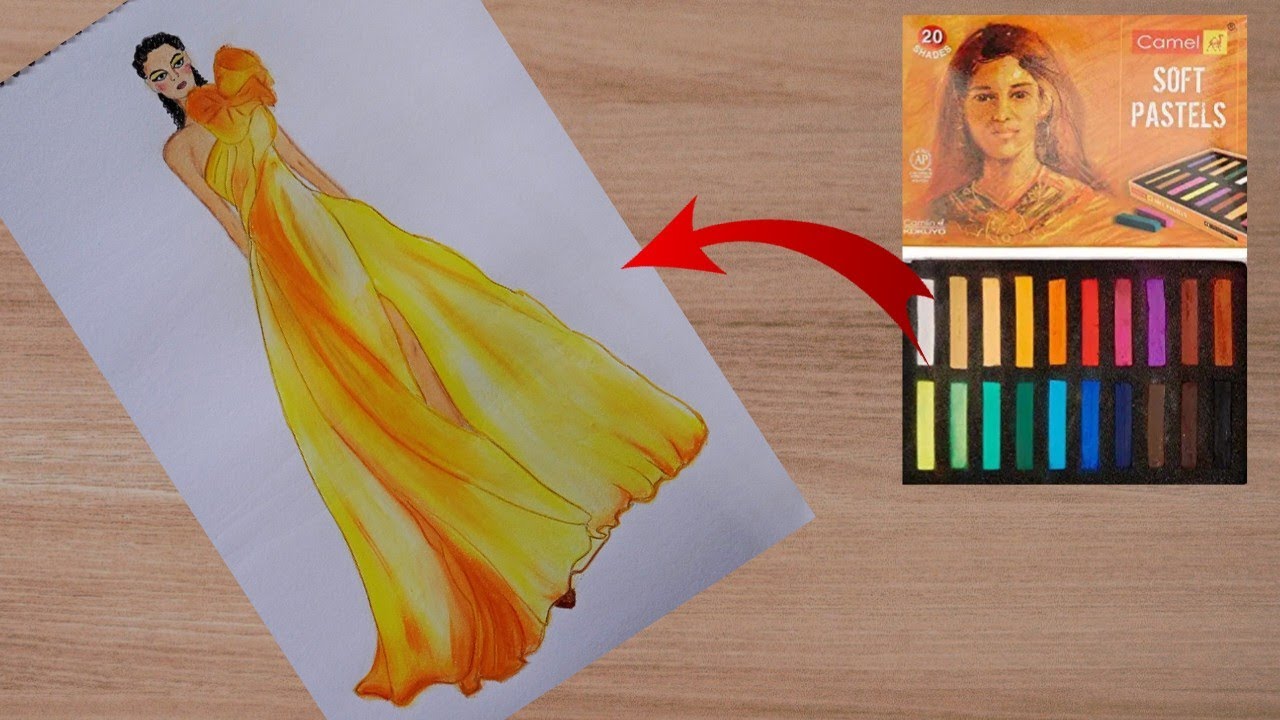 Fashion illustration how to use soft pastel fashion illustration