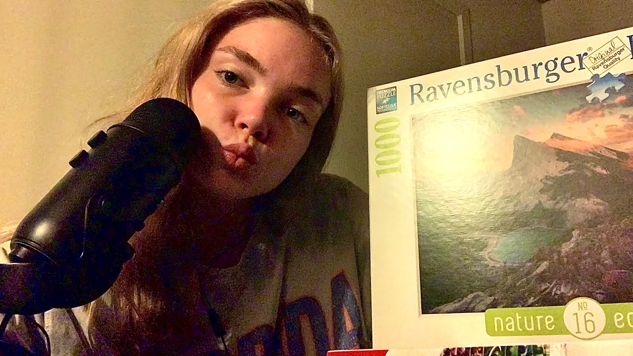 ASMR | tapping and scratching on puzzles 🧩