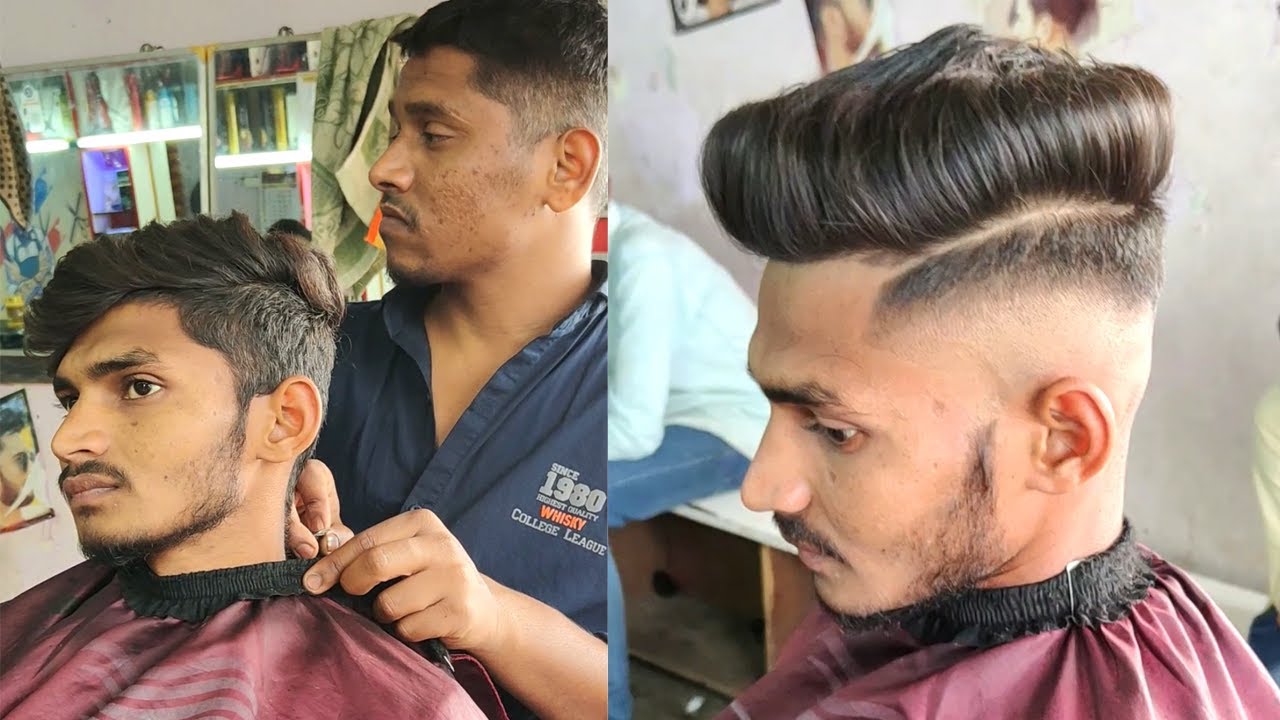 Slope Haircut one side hair cutting new trending hair cutting - YouTube