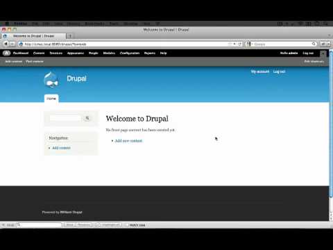 Mac에서 데스크톱 응용 프로그램처럼 Drupal을 설치하는 방법 (Drupal 방법)