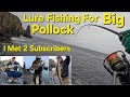 Monster Pollock Hunt On The Rocks Sea Fishing In Scotland Highlands Isle Of Skye