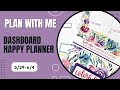 Plan With Me | Dashboard Happy Planner