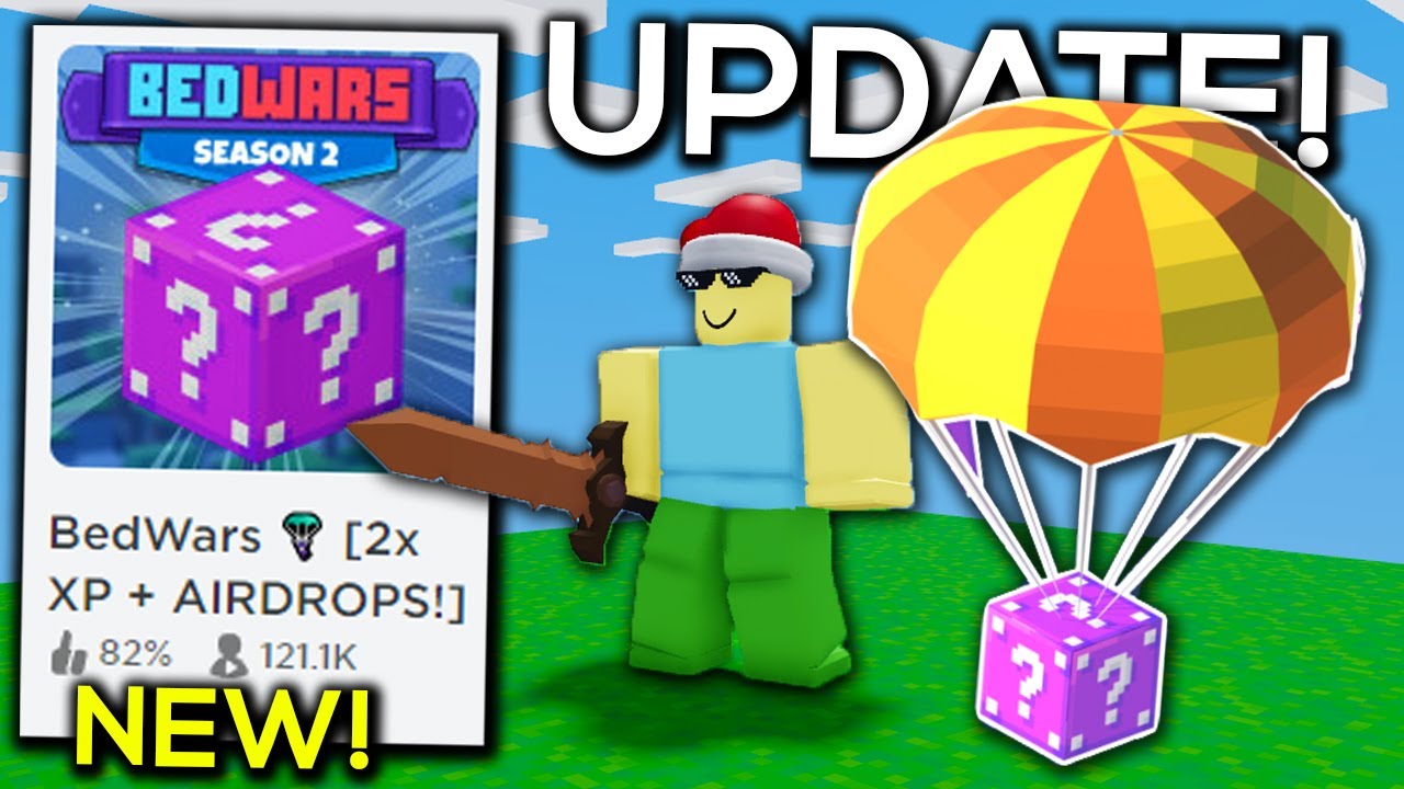NEW DOUBLE XP AIRDROP UPDATE Bedwars Roblox YouTube 