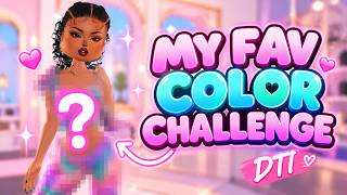 I Can ONLY Wear My FAVORITE COLOR! ✨ | Dress To Impress