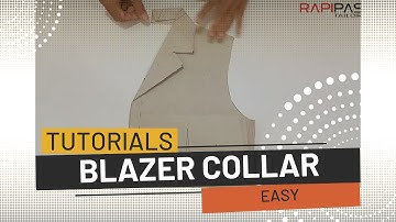 how to make an easy blazer collar pattern