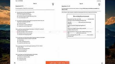 PET Listening 2020 TEST 1   B1 Preliminary 8 Practice Tests COLLINS with ANSWER KEY online video cut