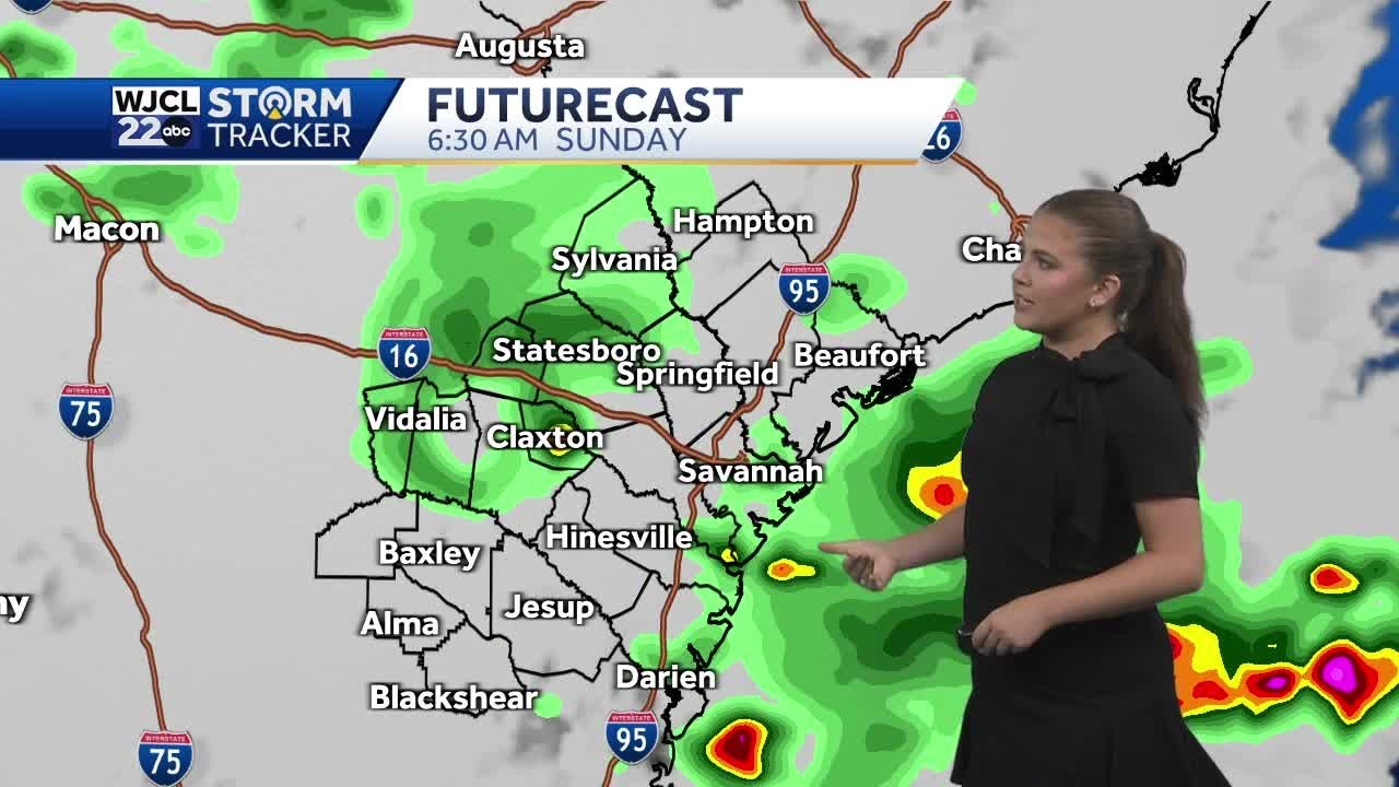 Showers and storms through the weekend - YouTube