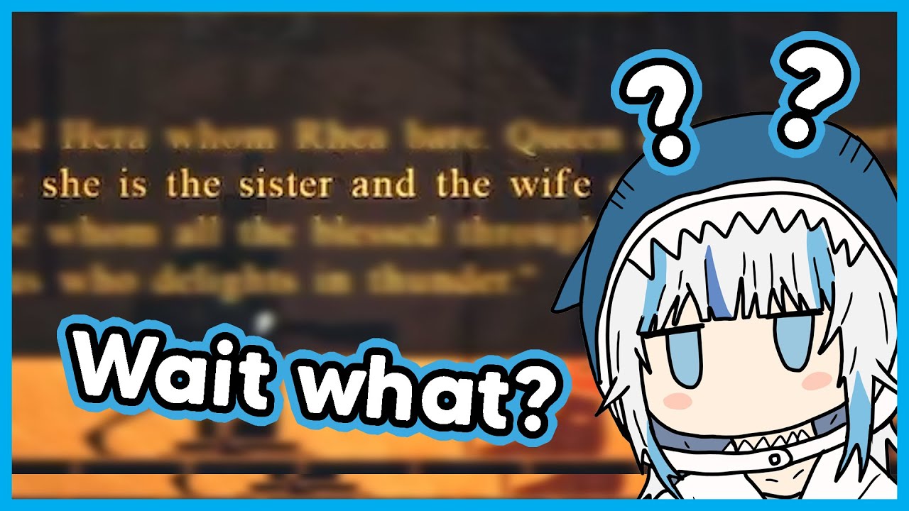 Gura seem a little bit confused with "sister wife"