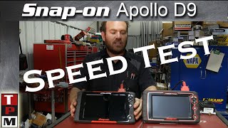 Snap-on Apollo D9 Fist look and Speed test against my Modis Edge