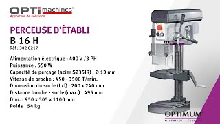 Perceuse Détabli - Optimum B 16 H