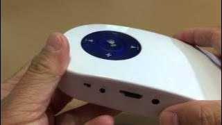 Neon Portable Wireless MP3 Music Doorbell Door Chime, SD Card USB Port, 3.5mm aux - Unboxing