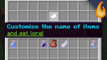 Customise Your Item’s Name and Lore with this Datapack - Percy