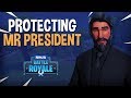 Protecting Mr. President - Fortnite Battle Royale Gameplay - Ninja