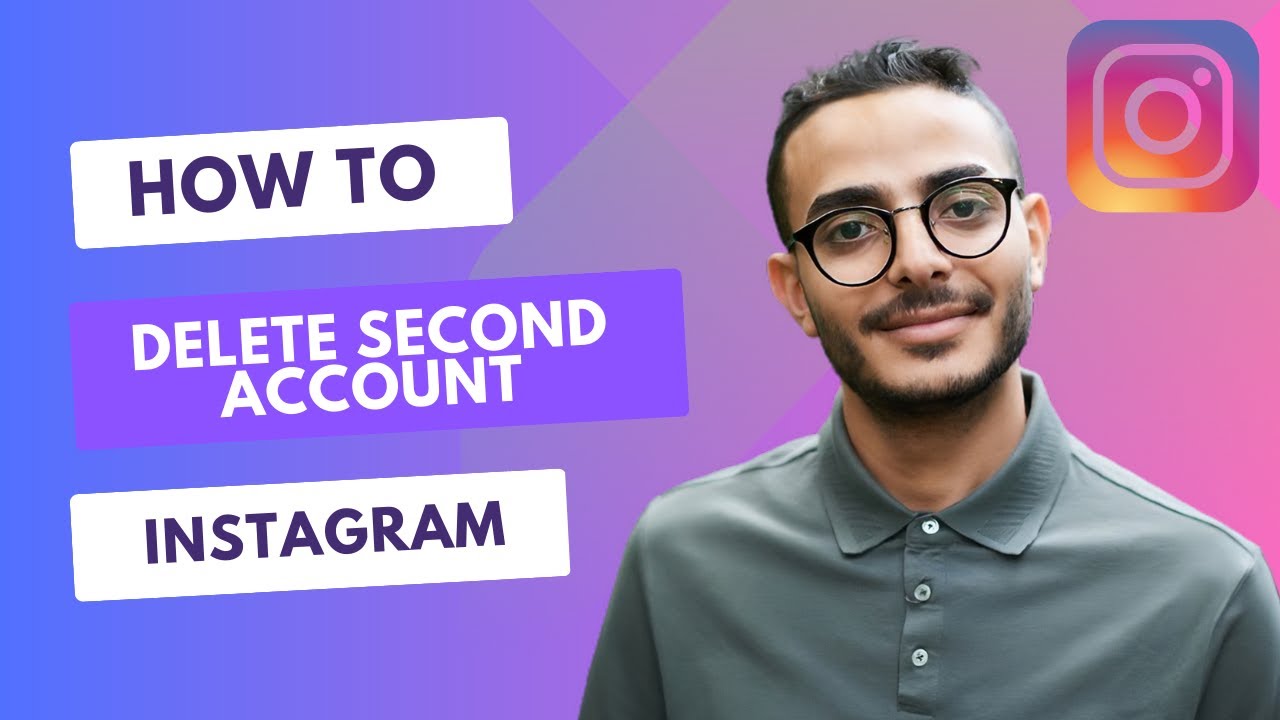 how-to-delete-second-account-in-instagram-2023-youtube
