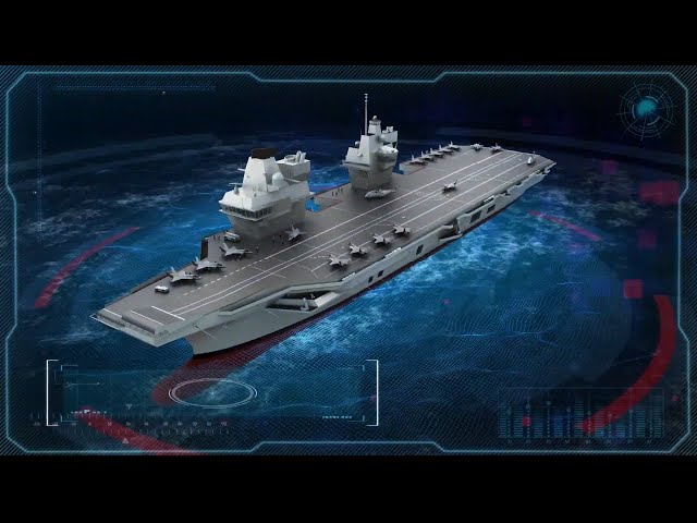 BAE Systems - HMS Prince of Wales (R09) Aircraft Carrier Simulation [1080p] class=