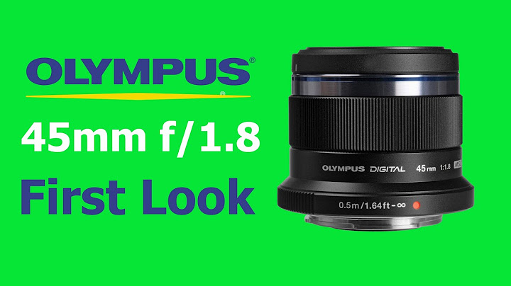 Olympus m.zuiko 45mm f1.8 ม อสอง