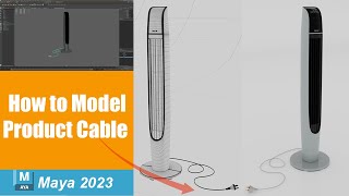 How to Model Product Cables in Maya | Quick Trick Profile