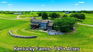 Kentucky Farms For Sale / 145+ Acres / Old Stone Church Kentucky Land For Sale / Lower Howards