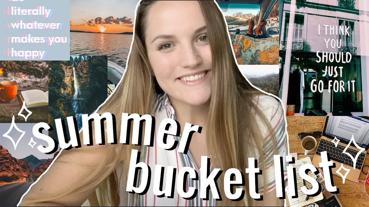 SUMMER BUCKET LIST 2020 & vision board