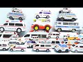 Let's line up miniature ambulances and check how they run! Working Car Ambulances🚑