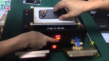 3 in 1 frame touch screen separator lcd separating for Samsung A frame separator