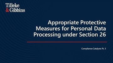 Compliance Catalysts EP 3: Appropriate Protective Measures for Personal Data Processing - Section 26