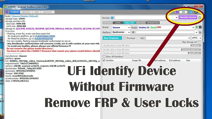 UFI Box Lesson 17 Active Identify Device Button Without Firmware