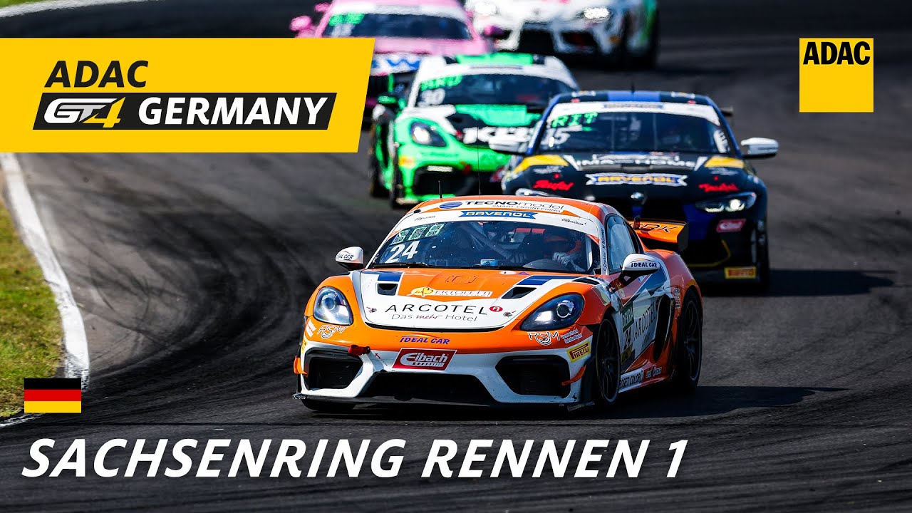 ADAC GT4 Germany Sachsenring 2023 Re-Live Rennen 1 Deutsch