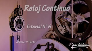 Reloj Continuo - Tutorial Nº 6 # 4 - Áncora, cortamos las piezas de chapa.