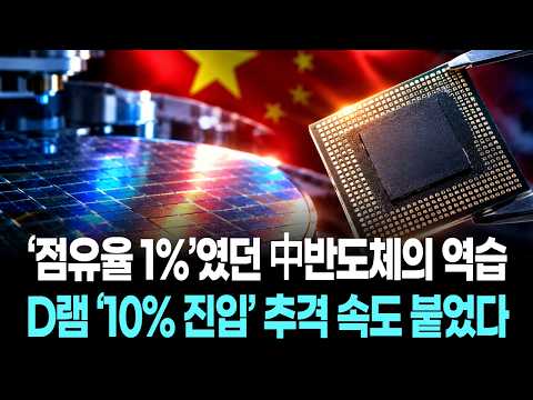 ‘점유율 1%’였던 中반도체의 역습…D램 ‘10% 진입’ 추격 속도 붙었다