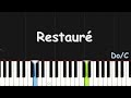 Deborah lukalu  restaur  easy piano tutorial by extreme midi