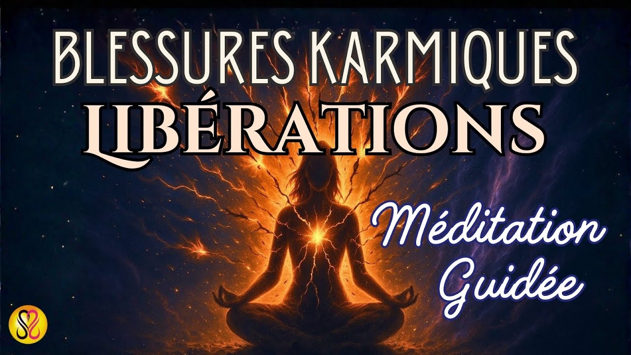 35 MIN 🜂 Libération des Blessures Karmiques & Accueil des parts de Soi | Méditation Soin d'énergie