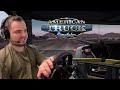 Мэддисон подстригся под скуфа и везет глину в American Truck Simulator