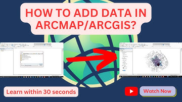 How to Connect Folder and Add Data in ArcMap/Basic ArcGis Tutorials