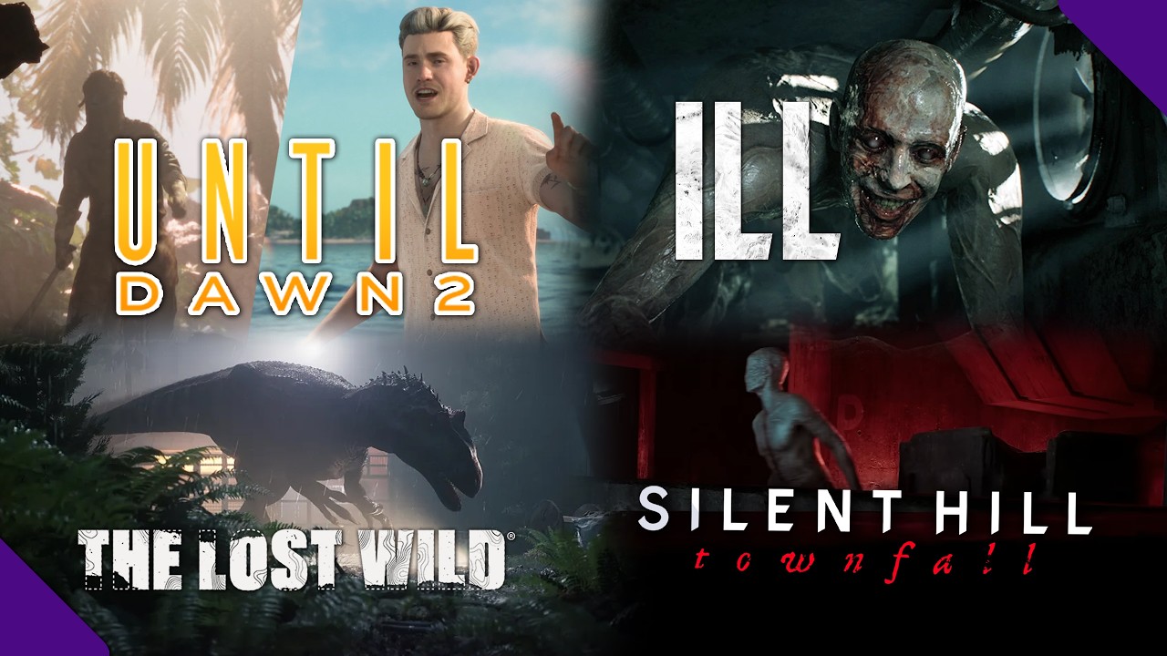 Slasher, Dinossauros, Infecção e Pesadelos! Montão de jogão de Terror tá vindo por ai!