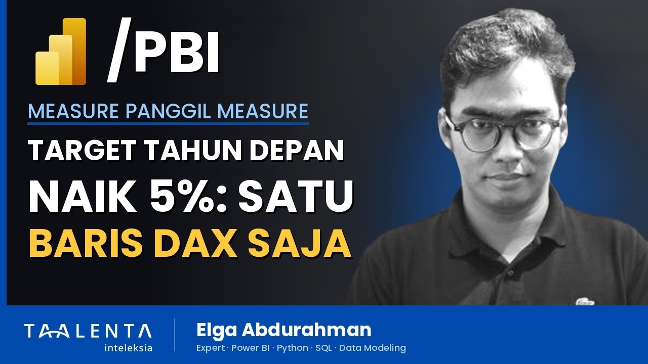 Bikin Target Revenue Naik 5% di Power BI: Cukup Satu Baris DAX
