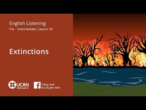 Learn English Listening | Pre-Intermediate - Lesson 36.  Extinctions