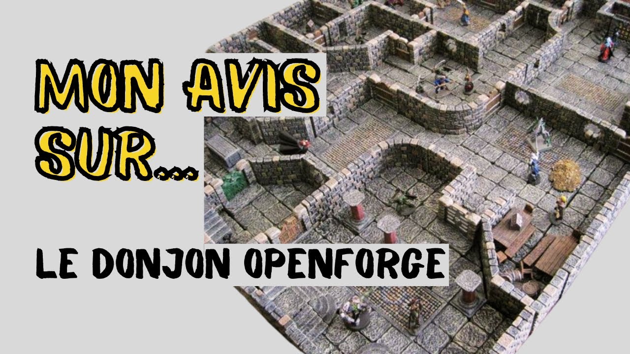 [Avis/Test] Présentation et avis d'OpenForge : le donjon 3D à imprimer