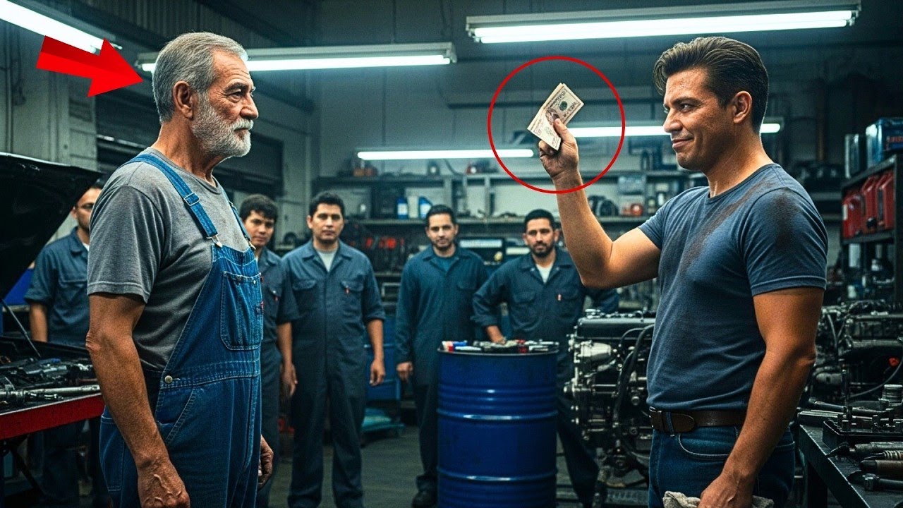 CONSERJE ACEPTA APUESTA IMPOSIBLE CONTRA MECÁNICO ARROGANTE...LO QUE PASÓ DESPUÉS CONMOCIONÓ A TODOS