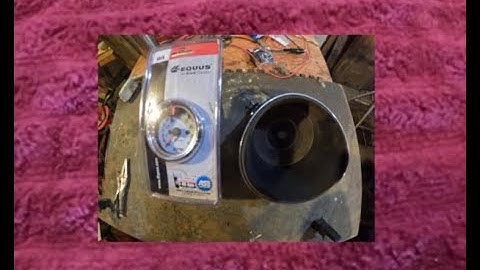 Oldsmobile Cutlass 17 Tachometer installation