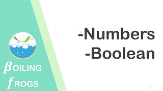 BFrogs - Python Tutorials - Numbers - Session 2