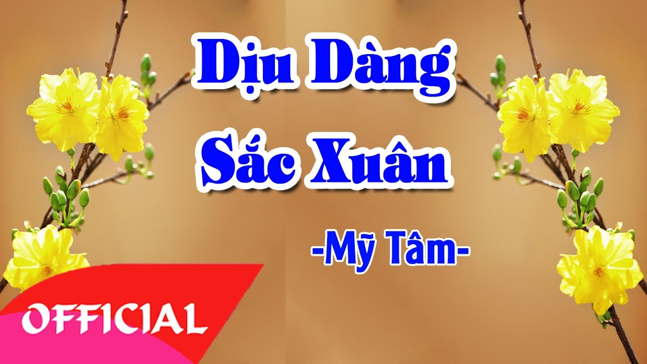Dịu Dàng Sắc Xuân - Mỹ Tâm | Nhạc Xuân 2017 Hay Mới Nhất | MV Audio