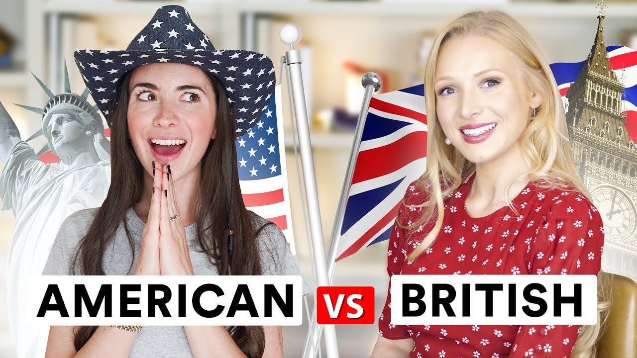 BRITISH Vs AMERICAN ENGLISH Pronunciation Comparison YouTube