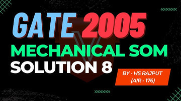 GATE 2005 ME SOM Question