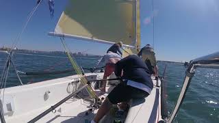 Presidents Day Regatta 2018 Windward mark race 1