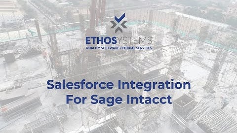 Salesforce Integration for Sage Intacct